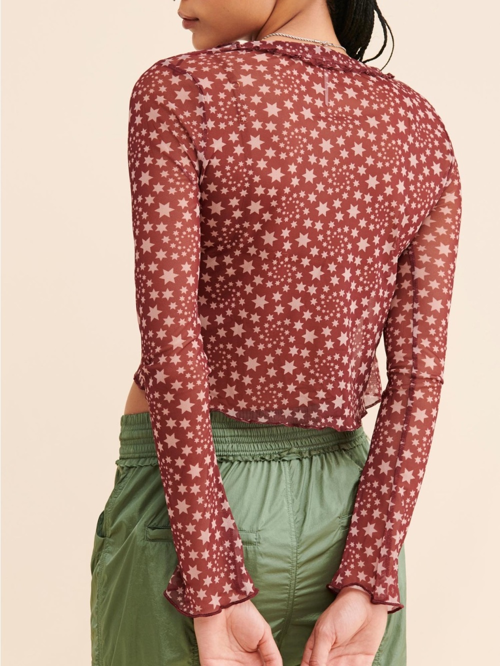 Free People Marne mesh top Star Mesh Top - Picture 4 of 8